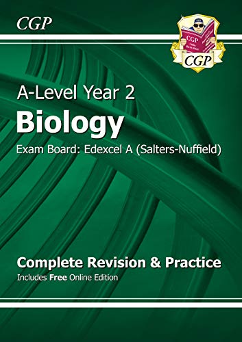 A-Level Biology: Edexcel A Year 2 Complete Revision & Practice with Online Edition: Exam Board: Edexcel A (Salters-Nuffield) (CGP Edexcel A-Level Biology) von Coordination Group Publications Ltd (CGP)